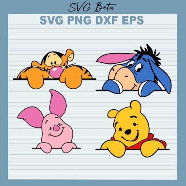 Disney Winnie the Pooh Character svg