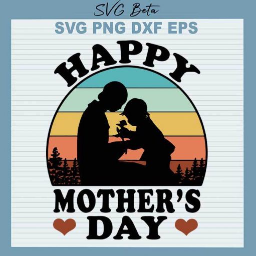 Happy Mothers Day Vintage svg