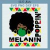 Black girl melanin poppin svg