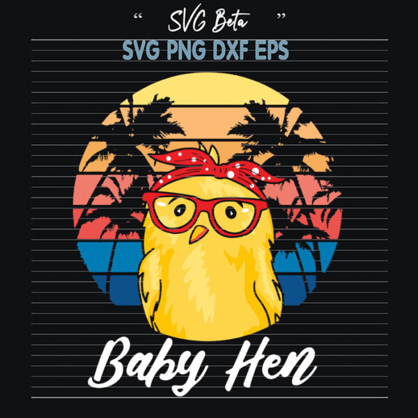 Baby Hen svg
