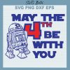 May The 4Th Be With You Star Wars Svg