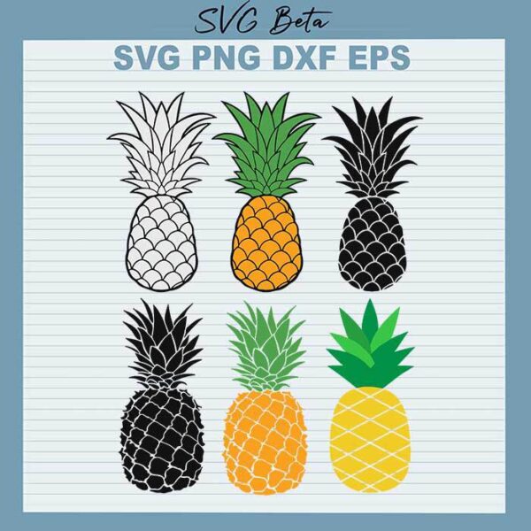 Summer Pineapple Bundle svg