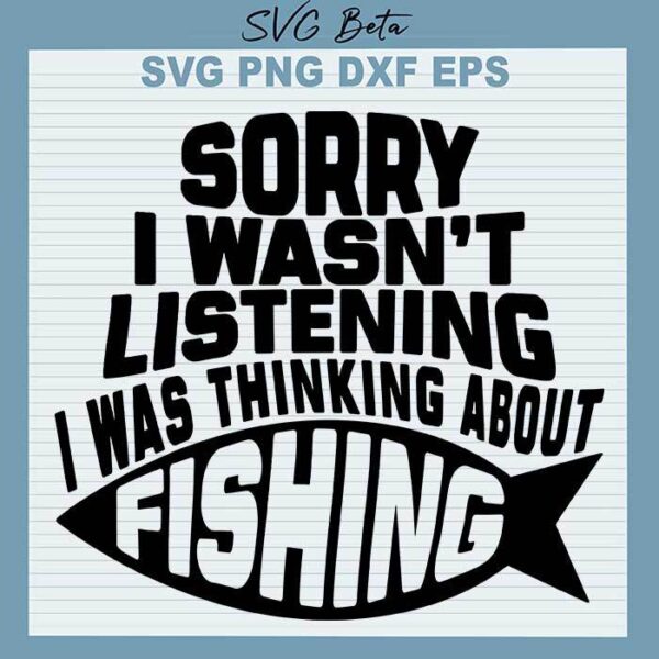 I was thinking about fishing svg