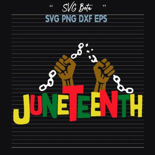 Juneteenth Freedom Hand svg