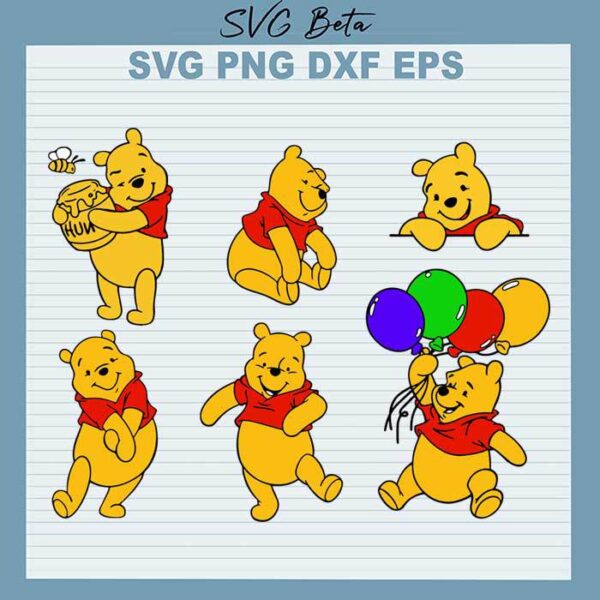 Winnie The Pooh Bundle svg