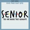 Senior The One Where They Graduate Svg