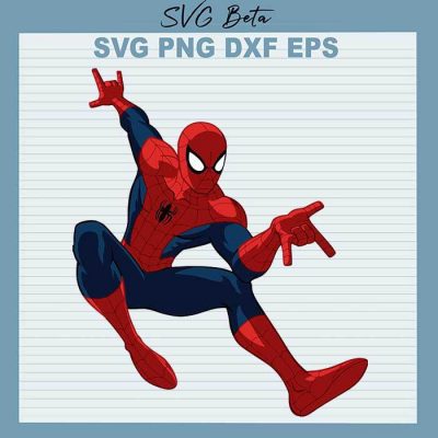 Spiderman SVG cutting file craft for cricut products