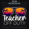 Teacher off duty svg