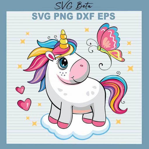 Baby unicorn svg