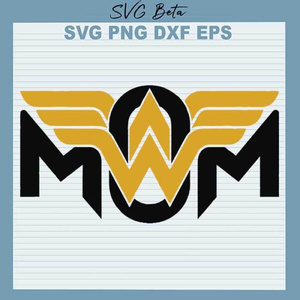 Wonder Woman Mom svg