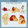 Lion King Simba And Nala Bundle svg