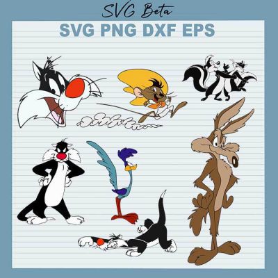 The Looney Tunes Bundle SVG, Looney Tunes SVG, Baby Looney Tunes SVG