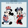 4Th Of July Mickey Minnie Mouse Svg