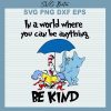 Dr Seuss Be Kind Svg