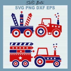 4th of July Bundle Monster Truck svg