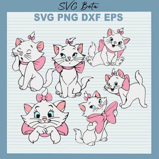 Disney Aristocat Marie svg