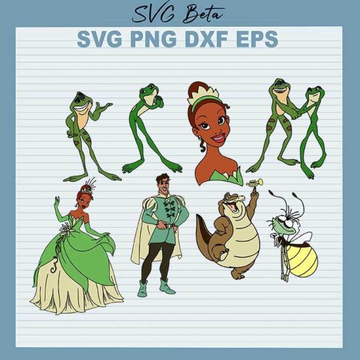 Disney Princess And The Frog SVG, Princess Tiana SVG, Disney Princess SVG, The Frog SVG