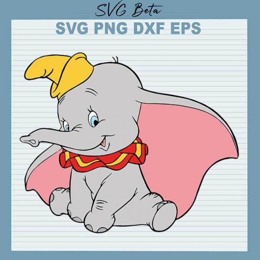 Disney Dumbo Baby Elephant Svg