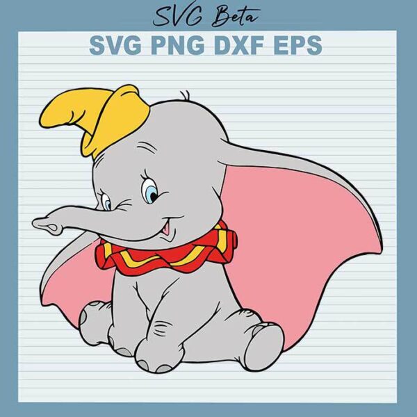 Disney Dumbo Baby Elephant SVG