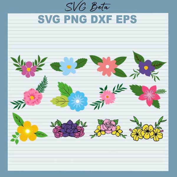 Floral Bundle svg
