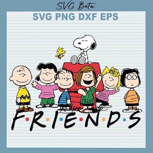 Snoopy Friends SVG, Charlie Brown Friends SVG, Peanut Snoopy Friends SVG, Friends SVG
