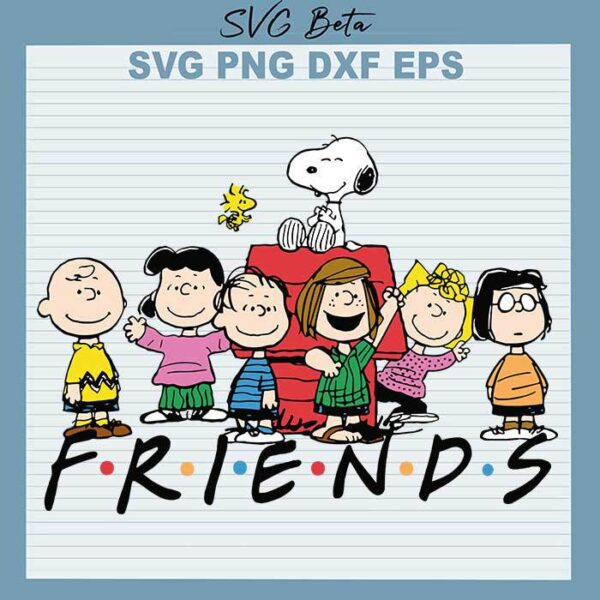 Peanut Snoopy Friends svg