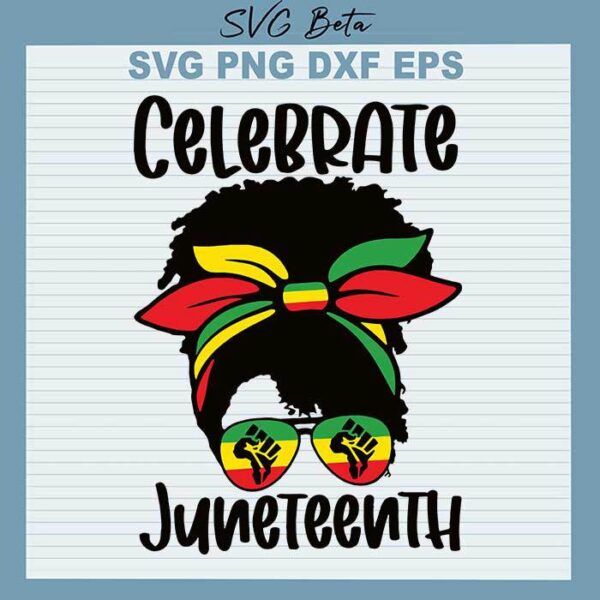 Africa Girl Juneteenth svg