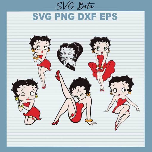 Betty Boop Bundle Svg