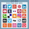 Social Media Icon Bundle SVG