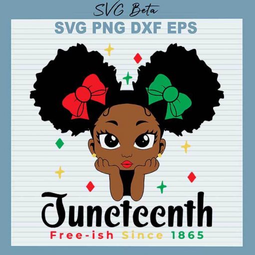 Baby Black Girl Juneteenth svg