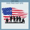 Soldiers 4th of July Patriotic svg