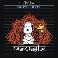 Namaste Snoopy Peanuts svg
