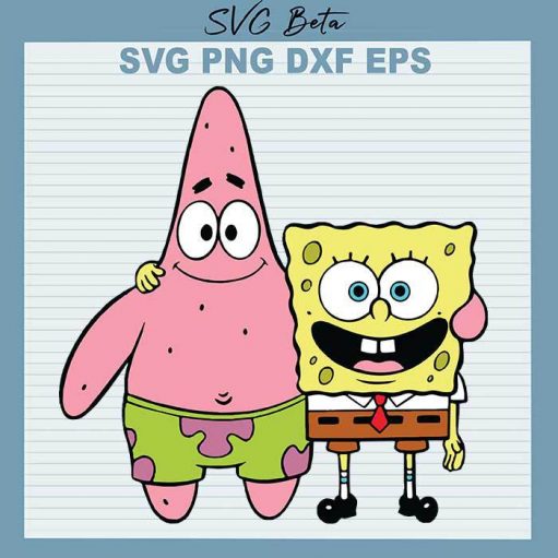 Spongebob And Patrick Svg