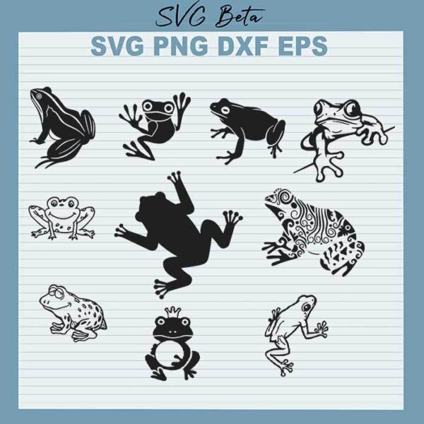 Bundle Frog svg
