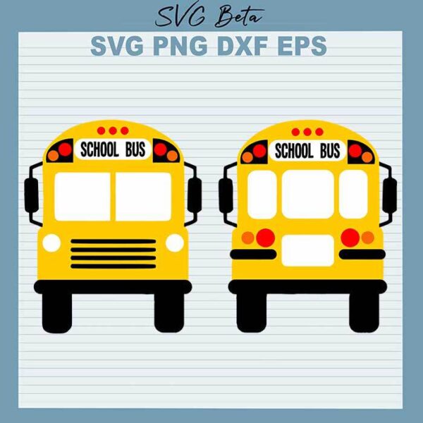 School Bus Bundle svg