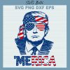 Donald Trump Merica 4Th Of July Svg