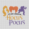 It's just a bunch of Hocus Pocus Embroidery Designs