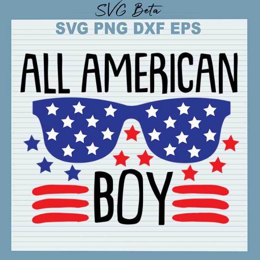 All American Boy Svg