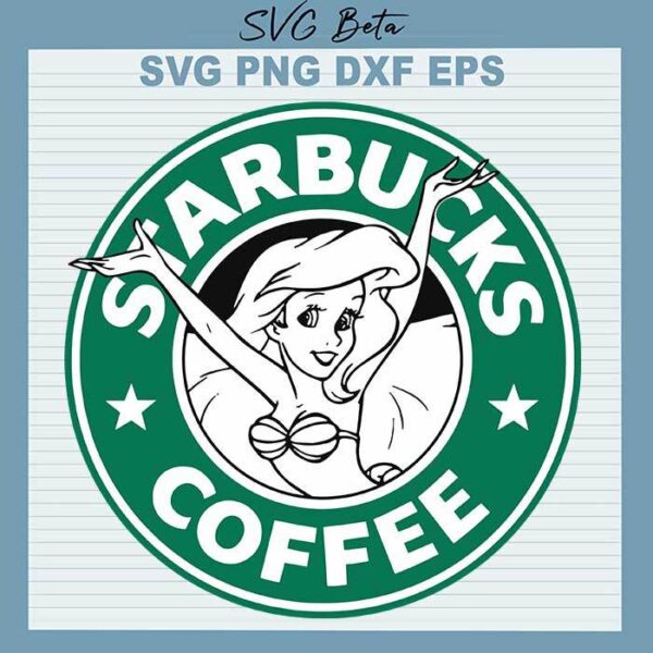 Ariel Starbuck Coffee SVG