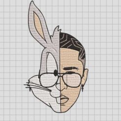 Bad rabbit logo Embroidery Design