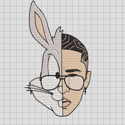 Bad rabbit logo Embroidery Design