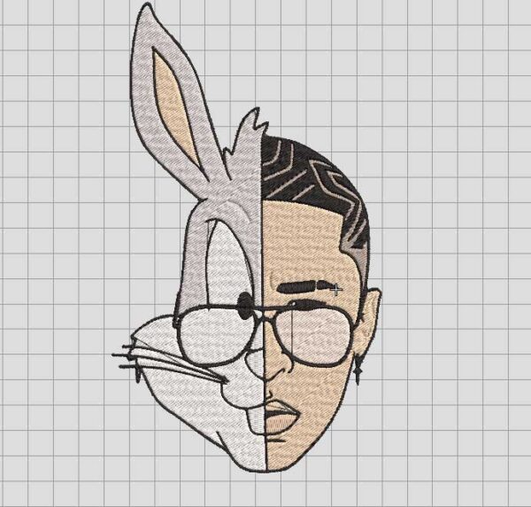 Bad rabbit logo Embroidery Design