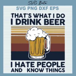 I Drink Beer I Hate People