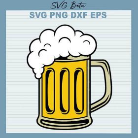 Beer Mug SVG, Beer Glass SVG, Beer SVG, Beer Lover Cut Files For Cricut