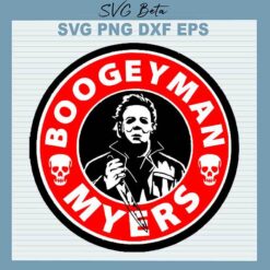 Boogeyman Myers Starbuck Logo SVG