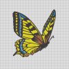 Bufterfly Beauty Embroidered Design