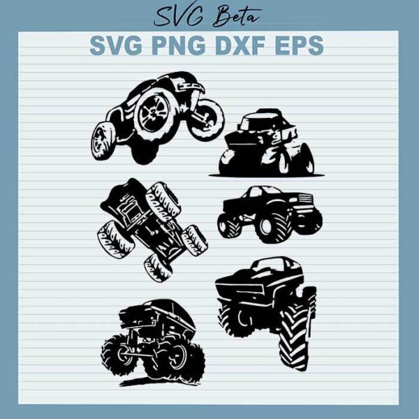 Bundle Monster Truck svg
