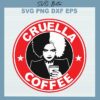 Cruella Starbuck Coffee Logo svg