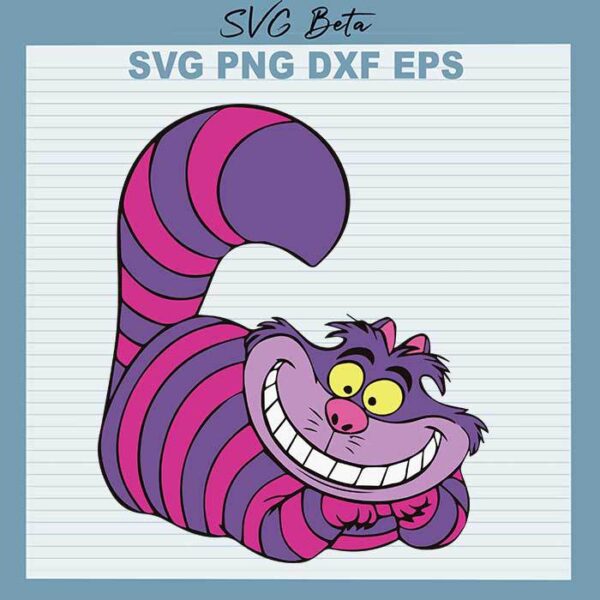 Cheshire Cat Wonderland svg