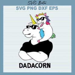 Dadacorn Fathers Day svg